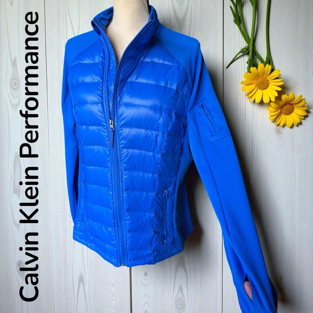 Calvin Klein Performance-Women’s XL down filled asymmetrical zip jacket. EUC! - Picture 12 of 16